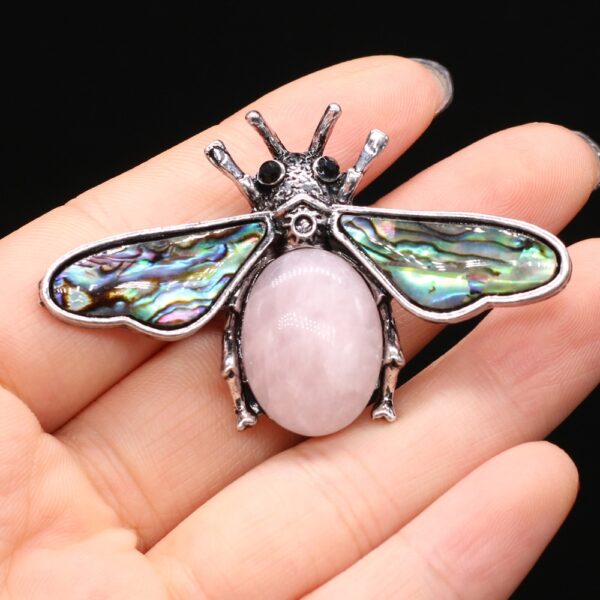Paua Abalone Insect Bee Pin Brooches Charm Jewelry