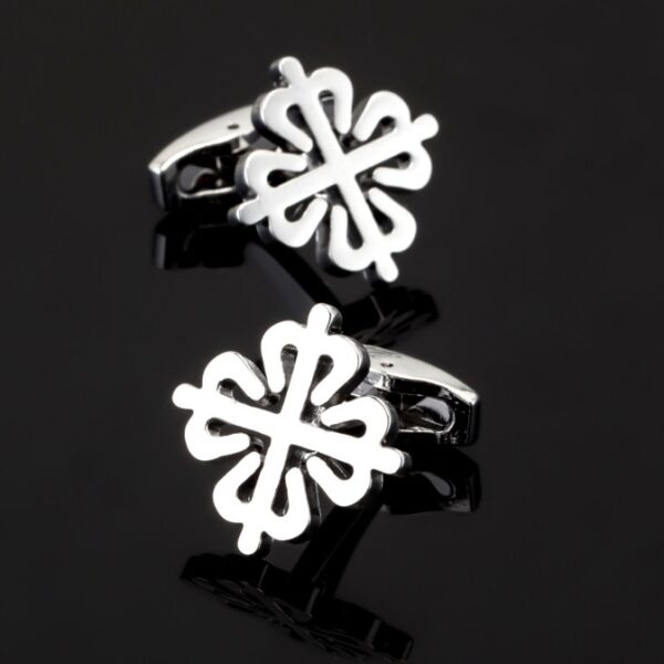 Silver Classy Chinese Knot Cufflinks
