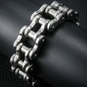 Stainless Steel Mens Heavy Duty Motorcycle Chain Bike Chain Bracelet