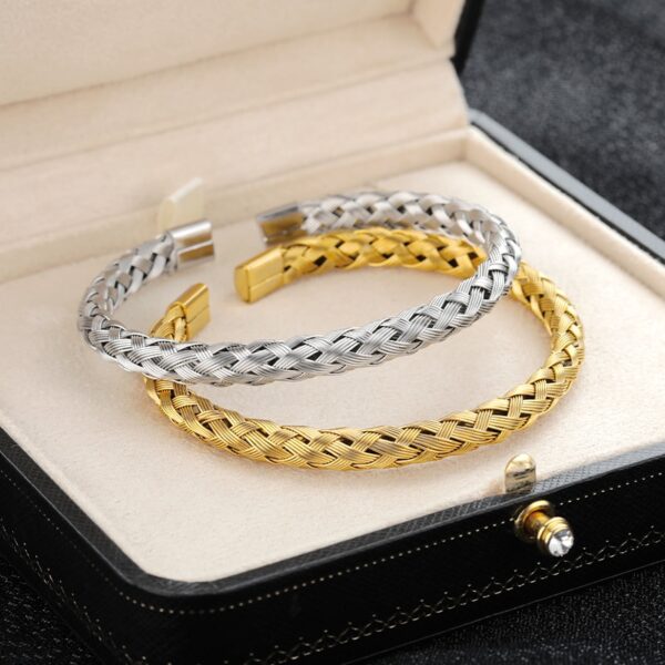 Stainless Steel Braided Bracelet for Men and Women Jewelry 1