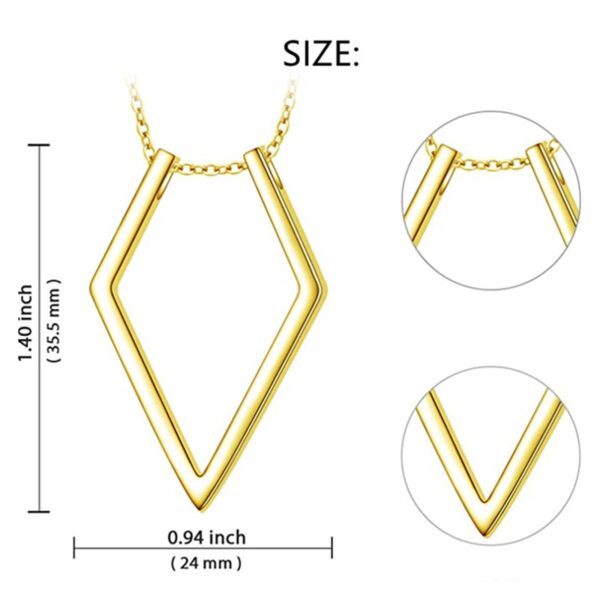 Ring Holder Pendant 45cm Long Necklace 2