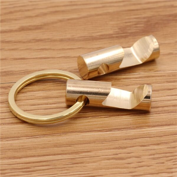 Brass Bottle Opener Key Ring Keys Holder Keychain 6