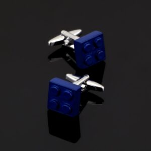 Blue Cube Lego Cufflinks