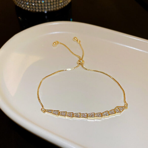 Gold Korean Exquisite Geometric Simple Women Bracelet
