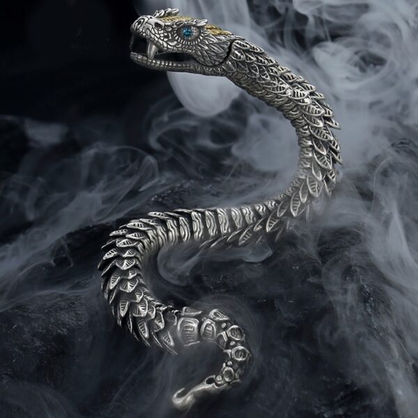 Trendy 3D Handmade Dragon Bracelet Men's