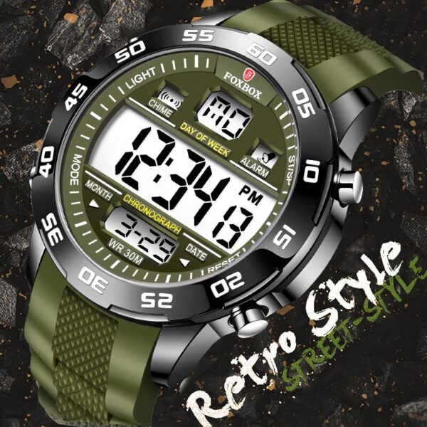 Military Sport Watch For Men With Led Light 5