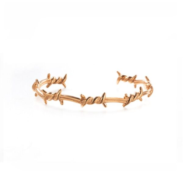 Men's Barbed Wire Cuff Bracelet 3