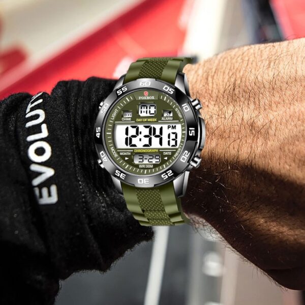 Military Sport Watch For Men With Led Light 4