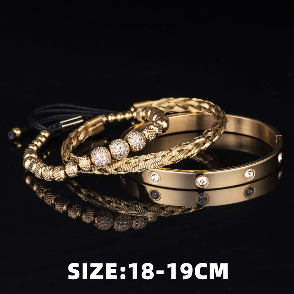 Royal Charm Men's Bracelet 3 PCs 2