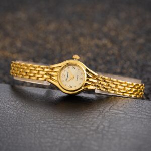 Women's Quartz Golden Tone Stainless Steel Watch