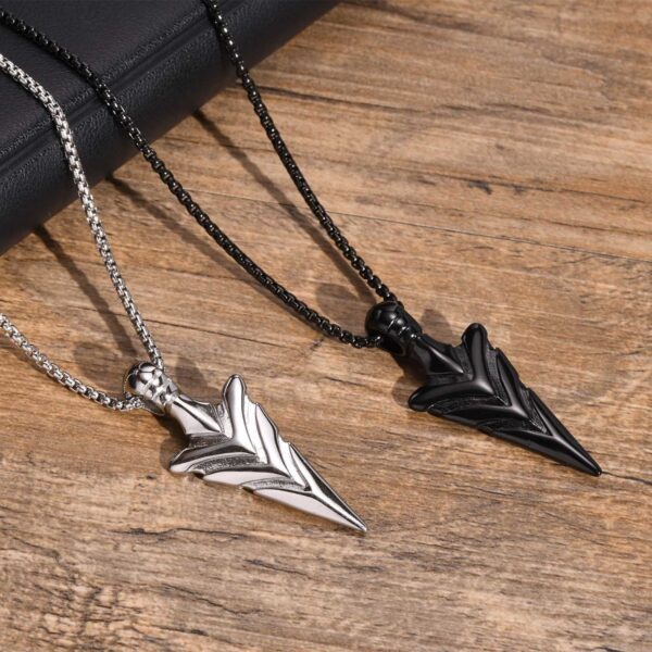Men Arrow Pendant Necklace 4