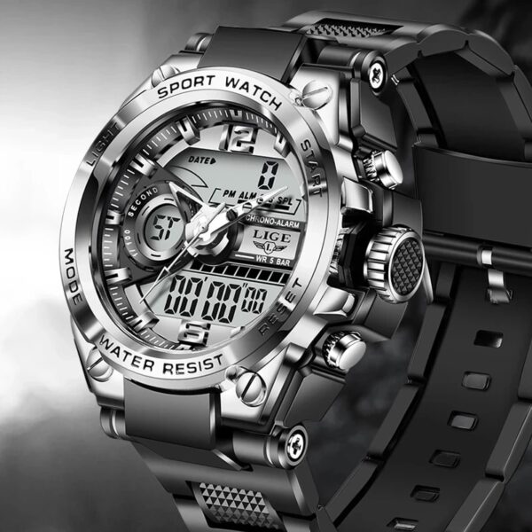 Men's Military Tactical Watch Waterproof LED Sport Wristwatch
