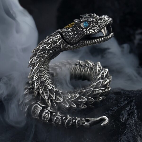 Style 1 3D Handmade Dragon Bracelet Men's