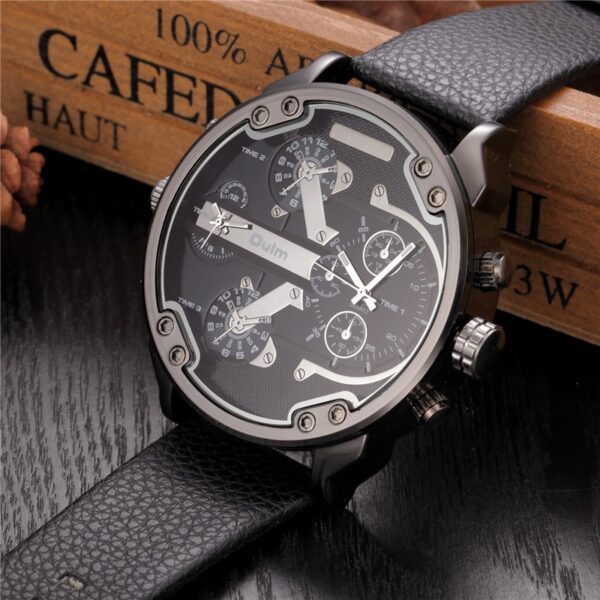 Men's Large Oversized Luxury Round Quartz Watch 1