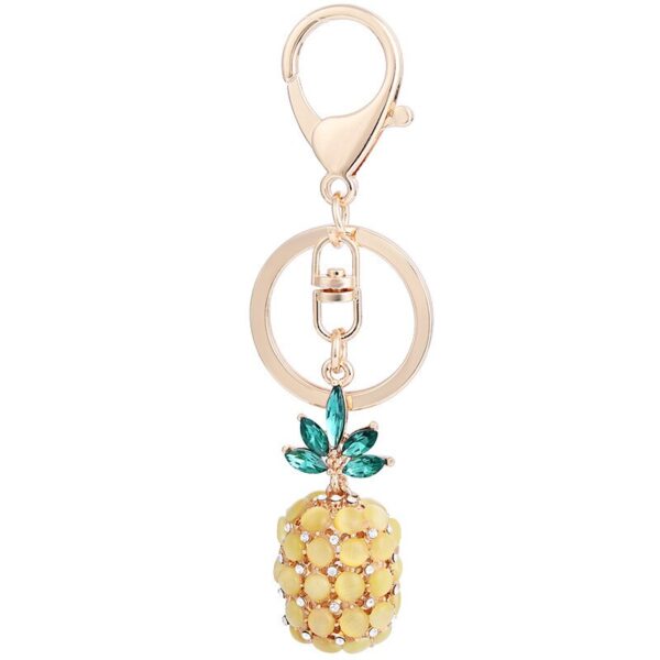 Fashion Opals Pineapple Fruit Stylish Keychain 4