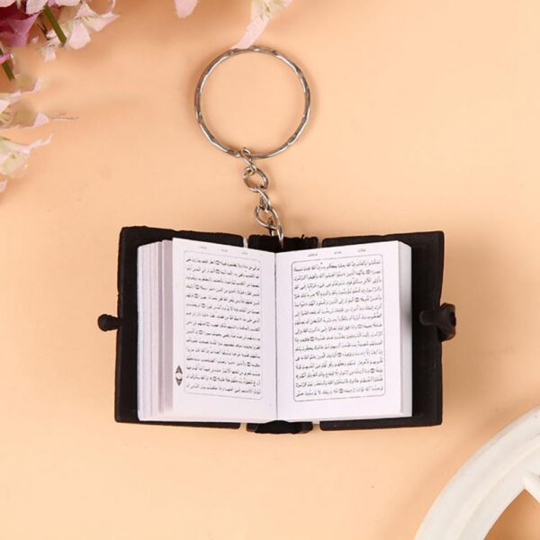 Mini Arabic Quran Keychain Hanging Key Ring Pendant 4