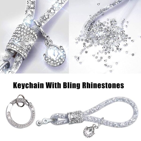 Stylish Diamond Crystal Keychain for Car Keys 4