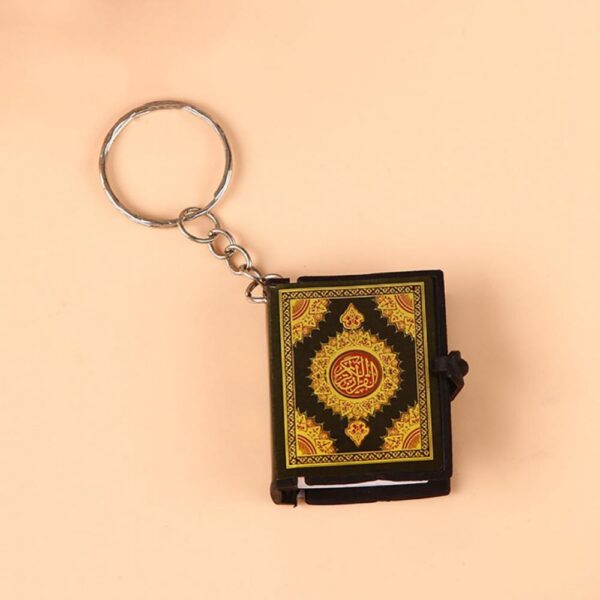 Mini Arabic Quran Keychain Hanging Key Ring Pendant 2