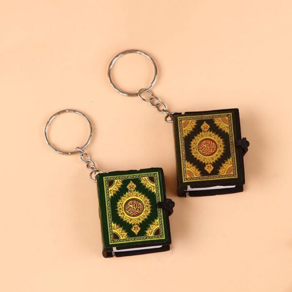 Mini Arabic Quran Keychain Hanging Key Ring Pendant 1