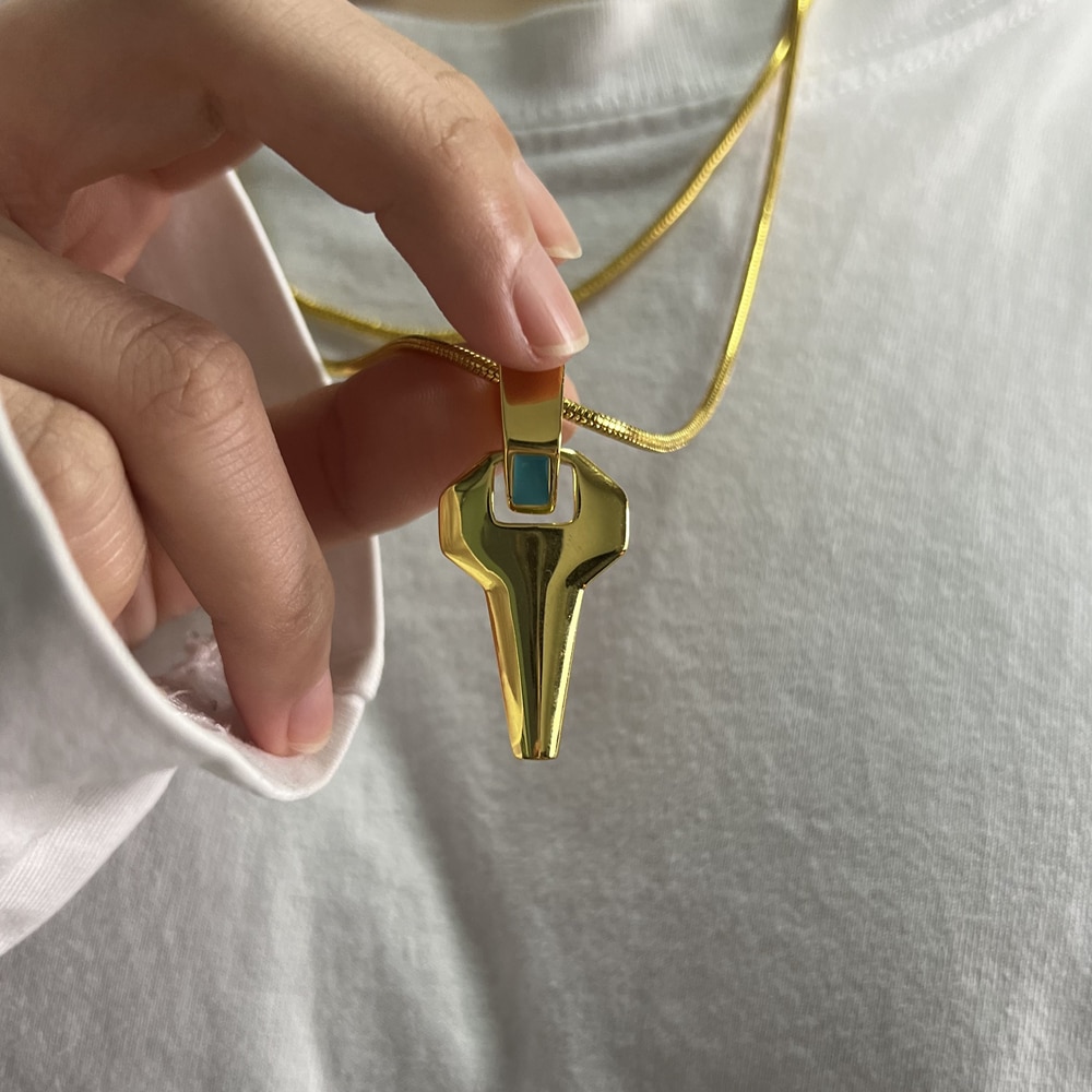 Big Size Suzume No Tojimari Dajin Key Pendant Necklace Anime Cosplay  Munakata Souta For Women Men Jewelry Fans Gifts - AliExpress