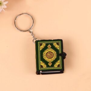 Mini Arabic Quran Keychain Hanging Key Ring Pendant