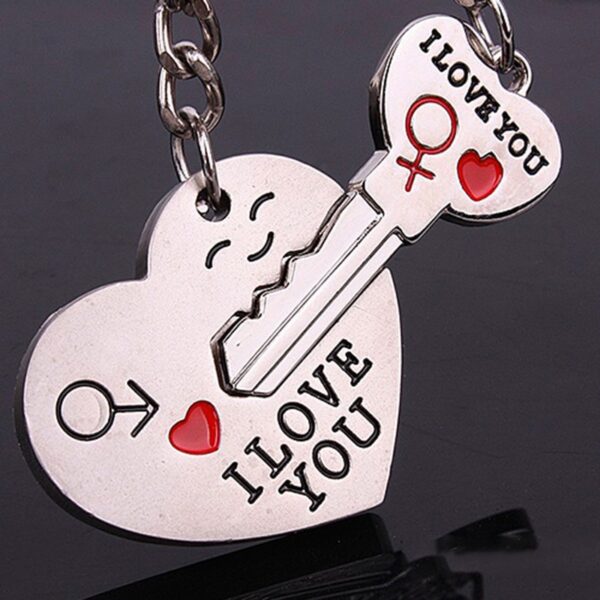 Couples Love Connecting Key Ring Set 5