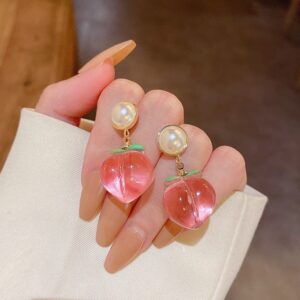 Pink Peach Original Design Earring