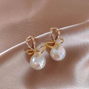 Elegant Butterfly Shaped Magic Pearl Earrings
