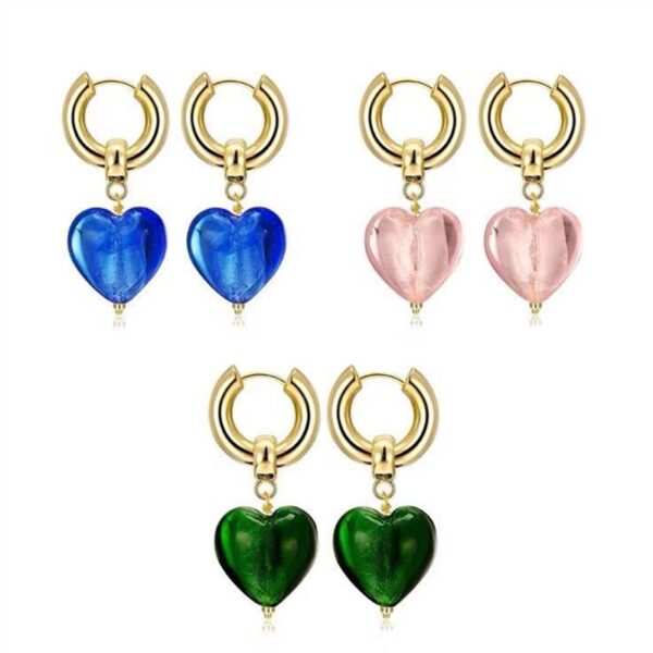 Vintage Heart Women Earrings 2