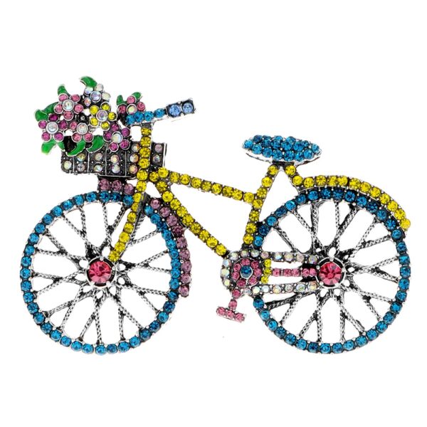 Bicycle Oversized Brooch