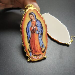 Trendy Virgin Mary Dangle Earrings