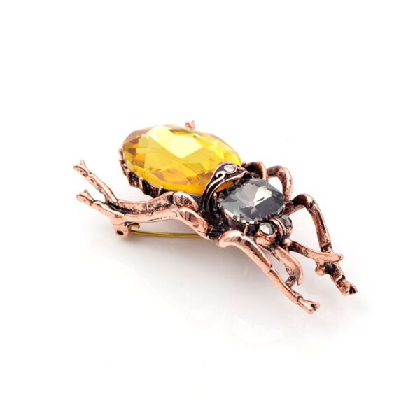 Crystal Large Beetle Brooch for Women 5