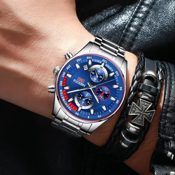 Men's Luxury Simple Watch Fashion Waterproof Sport Wristwatches 4