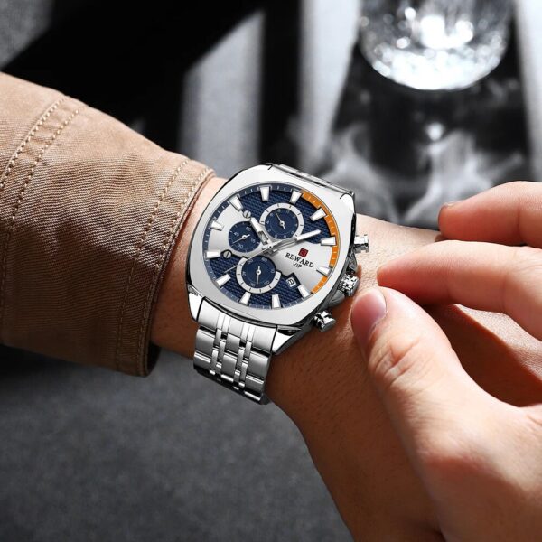 Sports Men's Simple Watches Top Luxury Stainless Steel Quartz 6
