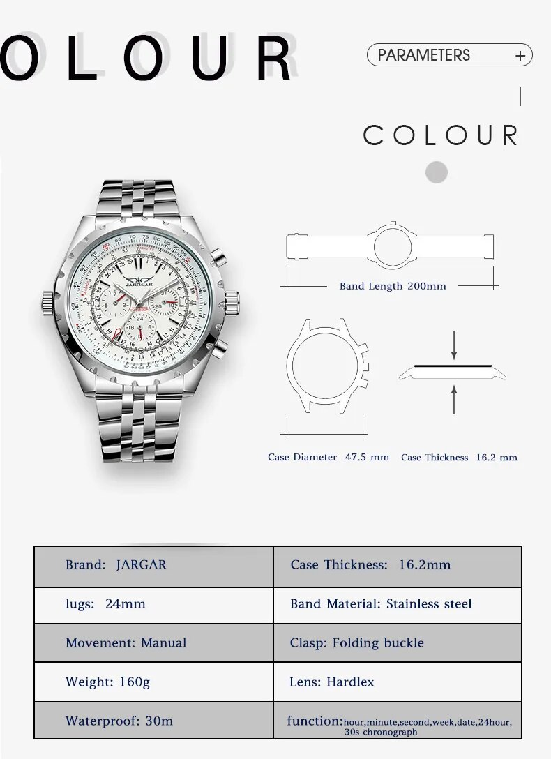Military Automatic Mechanical Sport Watch details