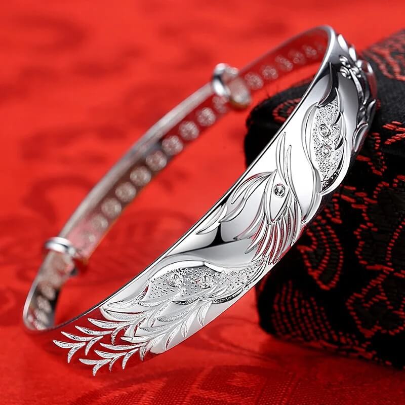Trendy Lucky Dragon Bangle Bracelet