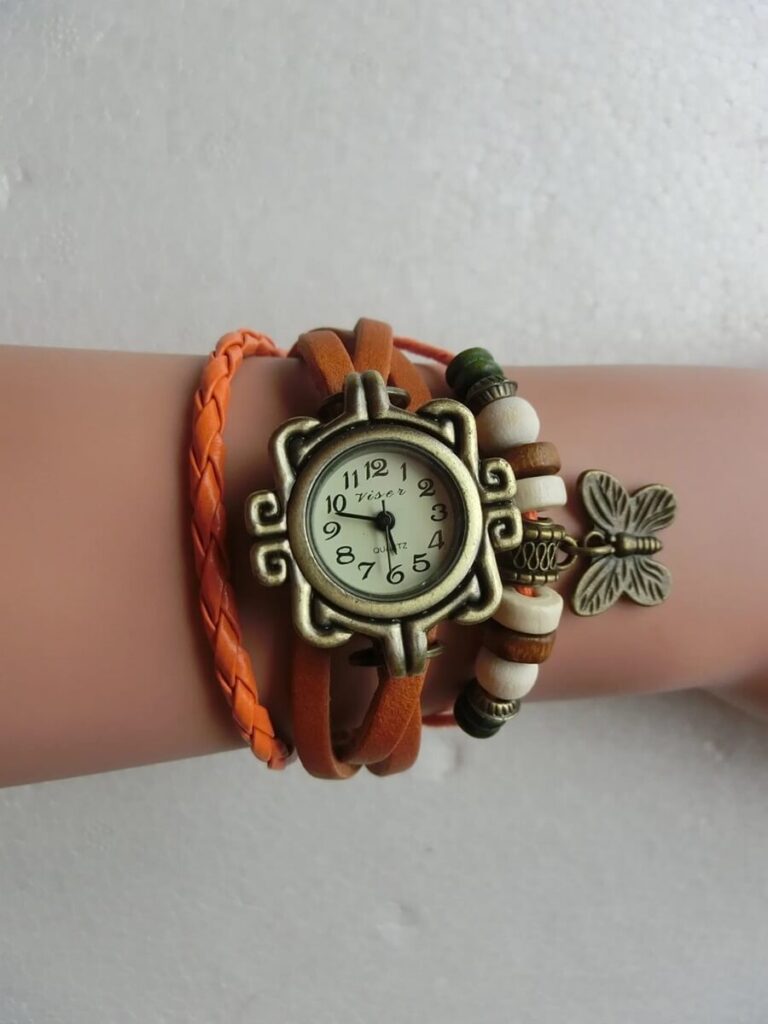 Watch on Left Hand with bracelet