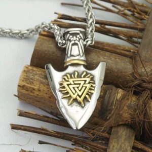 Viking Gungnir Odin Spear Pendant Necklace