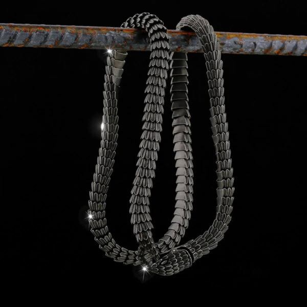 Viking World Serpent Jormungandr Snake Necklace for men