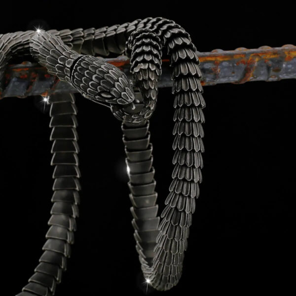 World Serpent Jormungandr Snake Necklace (3)