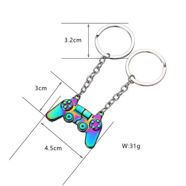 Game Console Handle Magnetic Keychain Size