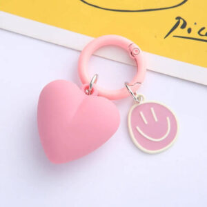 Small Acrylic Heart Shaped Candy Keychain