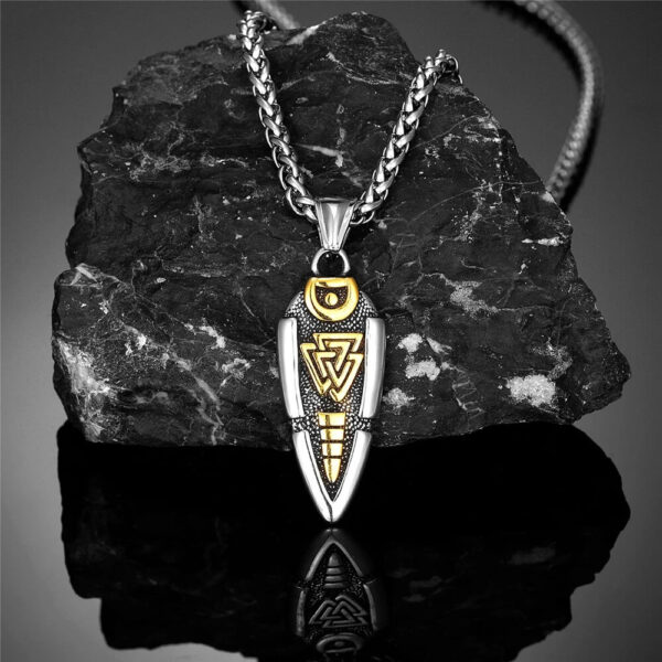 Odin's Gungnir Spearhead Pendant Viking Necklace