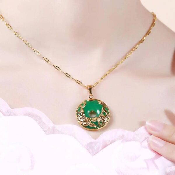 Dragon Hetian Jade Prosperity Necklace