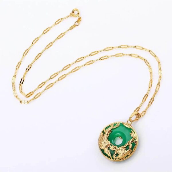 Green Jade Prosperity Necklace (1)