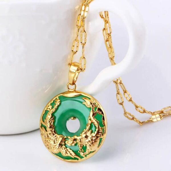 Green Jade Prosperity Necklace (2)