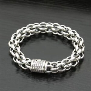 Premium 925 Sterling Silver Bold Link Chain Bracelet