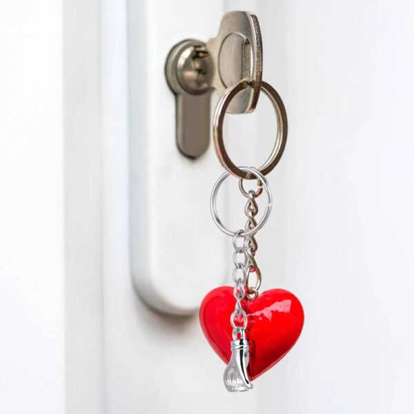 Magnetic Palm Heart Keychain for Couples