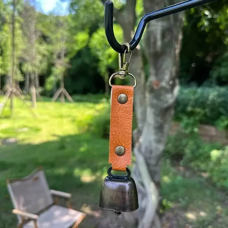 Adventure-Ready Bell Keychain for Outdoor Fans