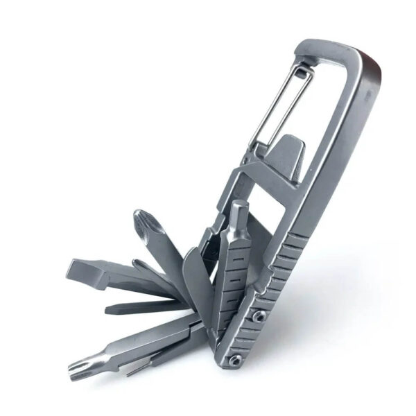 Portable 13-in-1 Multifunction Stainless Steel Keychain Tool